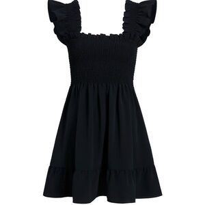 Hill House Home The Elizabeth Nap Dress - Black Crepe Size XXLWrinkle Resistant